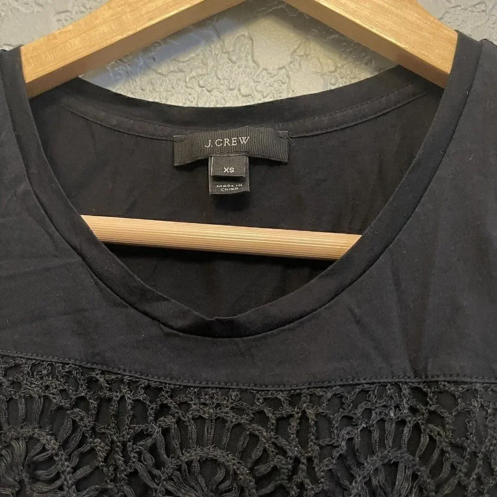 J. Crew Black Sleeveless Blouse